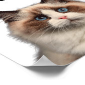 やる気を起こさせる引用文、猫忘れにならな素晴らしい ポスター (角)