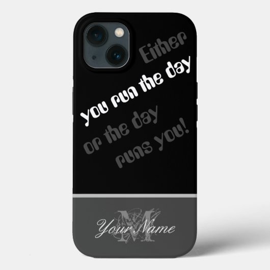 やる気を起こさせる引用文:走今日よ！ Case-Mate iPhoneケース (裏面)