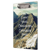 やる気を起こさせる引用文:限界に挑戦 クリップボード (左)