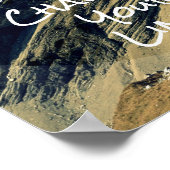 やる気を起こさせる引用文:限界に挑戦 ポスター (角)