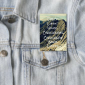 やる気を起こさせる引用文:限界に挑戦 缶バッジ (インサイチュ)