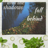 やる気を起こさせる引用文:顔を太陽に… キッチンタオル (折り畳み)