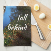 やる気を起こさせる引用文:顔を太陽に… キッチンタオル (四つ折り)