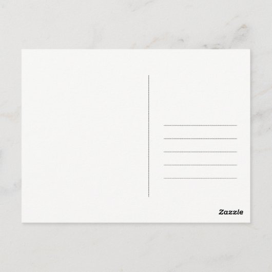 やる気を起こさせる引用文「BeYOUifiy」ボホフローラ型 ポストカード (裏面)