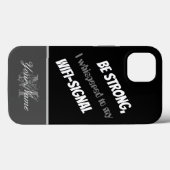 やる気を起こさせる引用文: WIFI信号が強い! Case-Mate iPhoneケース (裏面 (横))