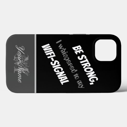 やる気を起こさせる引用文: WIFI信号が強い! Case-Mate iPhoneケース (裏面 (横))