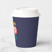 やる気を起こさせる引用文Lカラフルスタイリッシュ モダン 紙コップ (左)