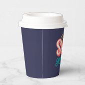 やる気を起こさせる引用文Lカラフルスタイリッシュ モダン 紙コップ (右)