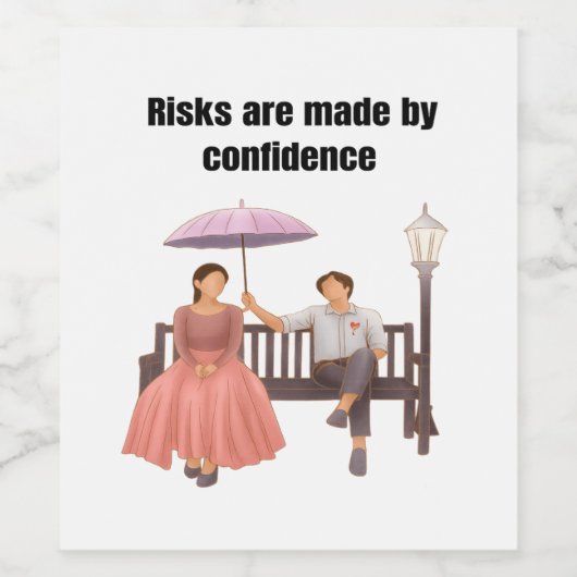 やる気を起こさせる引用文Tシャツ ワインラベル (シングルラベル)