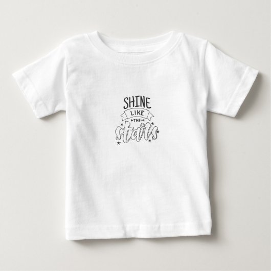 🔥やる気を起こさせる引用文Tシャツ – 衣服🛍️ ベビーTシャツ (正面)