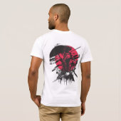 やる気を起こさせる引用文Tシャツ Tシャツ (裏面フル)