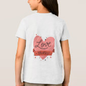 やる気を起こさせる引用文Tシャ子供へツ – インスパイア トライブレンドTシャツ (裏面)