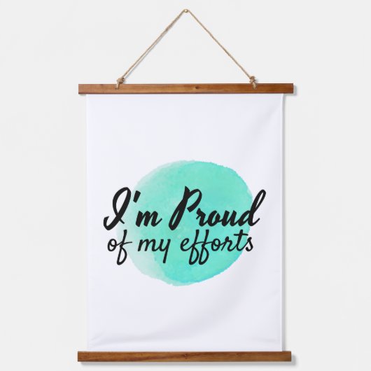 やる気を起こさせる感動的スピリチュアル引用文 吊り下げ型タペストリー (正面)