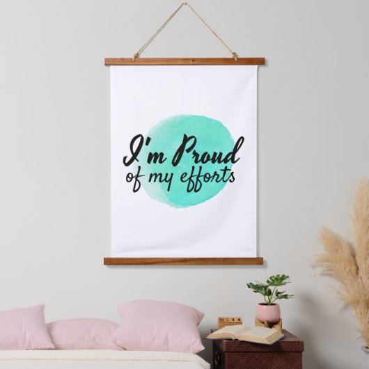 やる気を起こさせる感動的スピリチュアル引用文 吊り下げ型タペストリー (寝室)