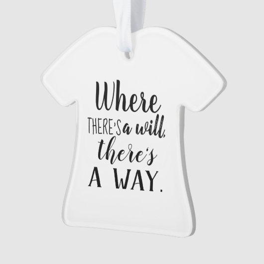 やる気を起こさせる感動的引用文ことわざタイポグラフィ オーナメント (正面)