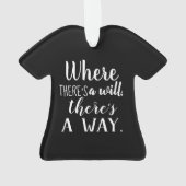 やる気を起こさせる感動的引用文ことわざタイポグラフィ オーナメント (裏面)