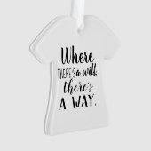 やる気を起こさせる感動的引用文ことわざタイポグラフィ オーナメント (正面)