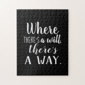 やる気を起こさせる感動的引用文ことわざタイポグラフィ ジグソーパズル (縦)