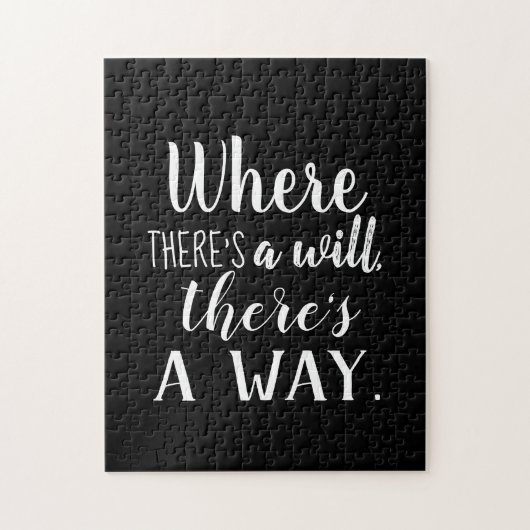 やる気を起こさせる感動的引用文ことわざタイポグラフィ ジグソーパズル (縦)