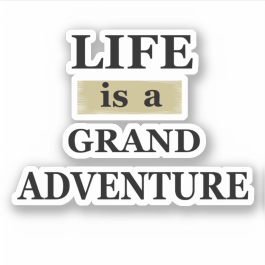 やる気を起こさせる感動的引用文ことわざ シール (正面)