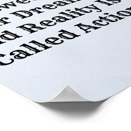 やる気を起こさせる感動的引用文 ポスター (角)