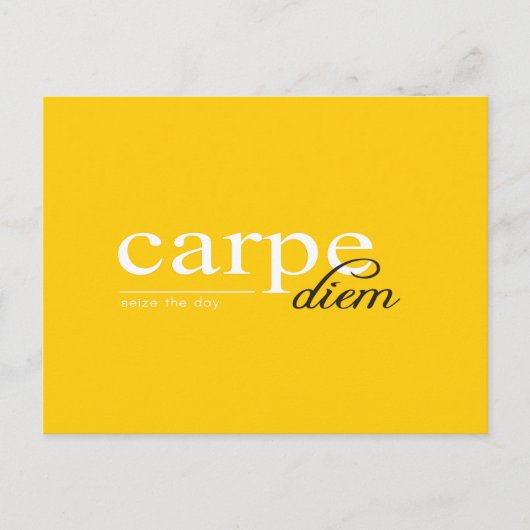 やる気を起こさせる感動的引用文 ポストカード (正面)