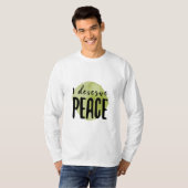 やる気を起こさせる感動的引用文 Tシャツ (正面フル)