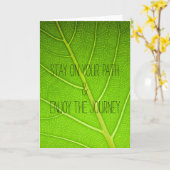 やる気を起こさせる感動的自然葉引用文 カード (黄色い花)