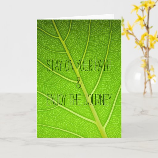 やる気を起こさせる感動的自然葉引用文 カード (黄色い花)