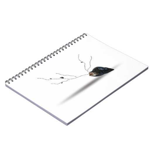 やる気を起こさせる感動的計書画の詩 ノートブック (左側)