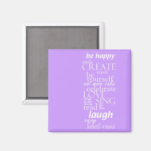 やる気を起こさせる感動的語 マグネット (正面/裏面)