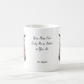 やる気を起こさせる感動的馬カスタム馬 コーヒーマグカップ (中央)