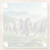 やる気を起こさせる感動的 ガラスコースター (裏面)