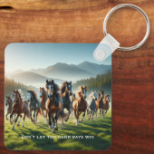 やる気を起こさせる感動的 キーホルダー (裏面)