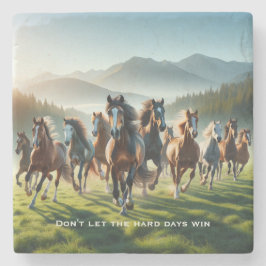 やる気を起こさせる感動的 ストーンコースター