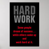 やる気を起こさせる懸命作業の成功判定 ポスター (正面)