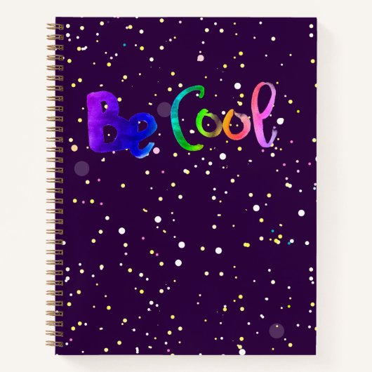 やる気を起こさせる手摺り付けクール手帳 ノートブック (正面)