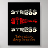 やる気を起こさせる文字デザイン ポスター (正面)