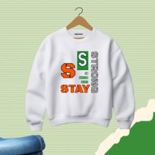やる気を起こさせる文字デザインTシャツ スウェットシャツ