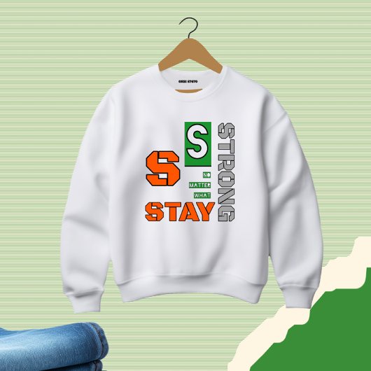 やる気を起こさせる文字デザインTシャツ スウェットシャツ