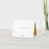 やる気を起こさせる札 サンキューカード (裏面)