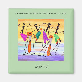 やる気を起こさせる水の色の表現幸せ マグネット