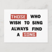 やる気を起こさせる生活ことわざに関する前向き引用文 ポストカード (正面)