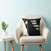 やる気を起こさせる登山ロッククライミングことわざ クッション (椅子)