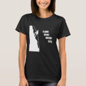 やる気を起こさせる登山ロッククライミングことわざ Tシャツ (正面)