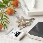 やる気を起こさせる登山ロッククライミング キーホルダー (側面)