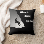 やる気を起こさせる登山ロッククライミング クッション (ブランケット)