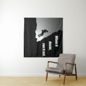 やる気を起こさせる登山ロッククライミング タペストリー (インサイチュ(横))