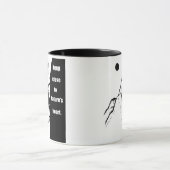 やる気を起こさせる登山ロッククライミング マグカップ (中央)