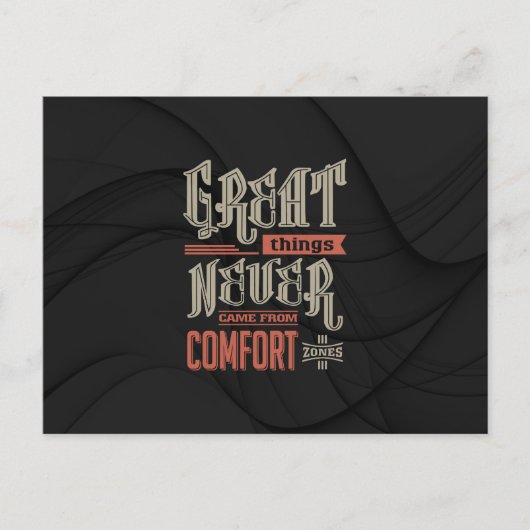 やる気を起こさせる素晴らしあり ポストカード (正面)